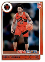 Toronto Raptors 2021 2022 Hoops Factory Sealed Team Set with Rookie cards of David Johnson and Scottie Barnes