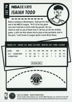 Washington Wizards 2021 2022 Hoops Factory Sealed Team Set Rookie Cards of Corey Kispert and Isaiah Todd