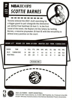 Toronto Raptors 2021 2022 Hoops Factory Sealed Team Set with Rookie cards of David Johnson and Scottie Barnes