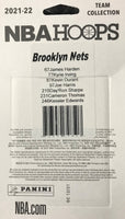 Brooklyn Nets 2021 2022 Hoops Factory Sealed Team Set with Rookie Cards of Day'Ron Sharpe, Cameron Thomas and Kessler Edwards