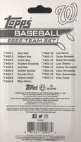 Washington Nationals 2022 Topps Factory Sealed 17 Card Team Set