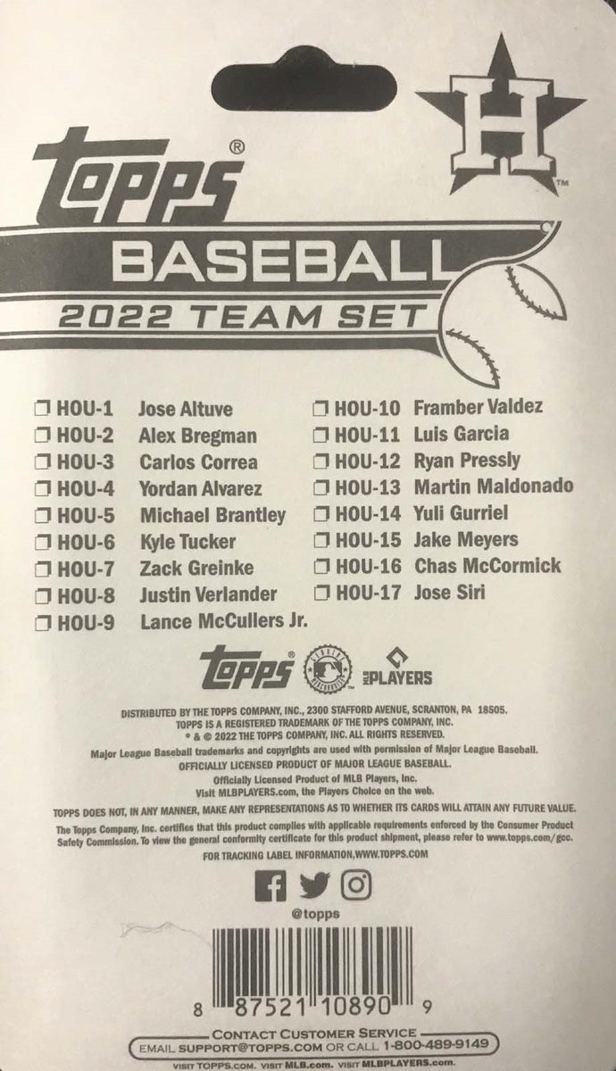 Minnesota Twins 2022 Topps Factory Sealed 17 Card Team Set