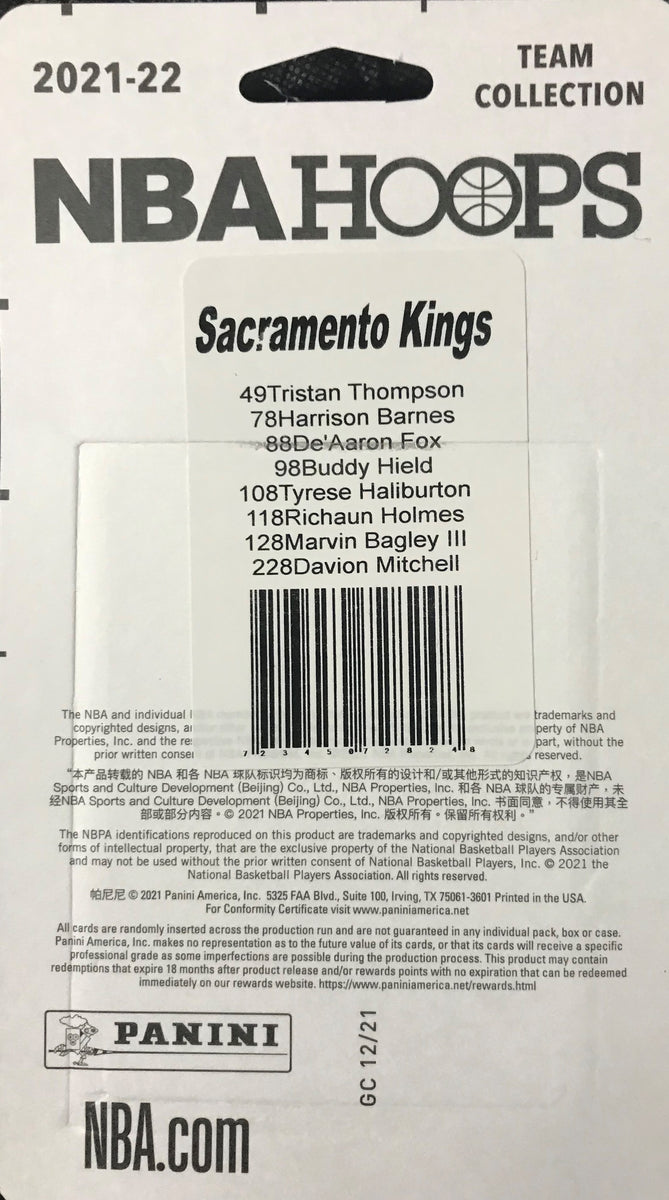  2022-23 Donruss #142 Davion Mitchell Sacramento Kings NBA  Basketball Trading Card : Collectibles & Fine Art