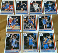 Oklahoma City Thunder 2021 2022 Hoops Factory Sealed Team Set Featuring Shai Gilgeous-Alexander 4th Year Card #3 Plus Rookie Cards of Josh Giddey and Others