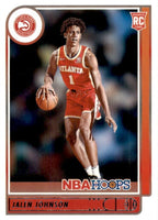 Atlanta Hawks 2021 2022 Hoops Factory Sealed Team Set with Rookie Cards of Jalen Johnson and Sharife Cooper