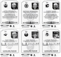 2022 2023 O Pee Chee OPC Hockey Complete Mint 600 Card Set with Short Printed Rookies and Stars