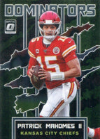 Patrick Mahomes II 2020 Donruss OPTIC Dominators Series Mint Insert Card #DM-PM