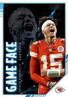 Patrick Mahomes II 2020 Panini Score Game Face Series Mint Card GF-PM