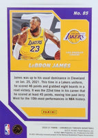 LeBron James 2020 2021 Panini Chronicles Threads Basketball Series Mint Card #85