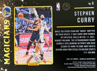 Stephen Curry 2021 2022 Donruss MAGICIANS Basketball Series Mint Insert Card #9