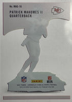 Patrick Mahomes II 2021 Panini Chronicles Stars & Stripes Magnitude Series Mint Insert Card #MAG-16