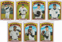 New York Yankees 2021 Topps Heritage 21 Card Team Set with Aaron Judge PLUS