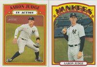 New York Yankees 2021 Topps Heritage 21 Card Team Set with Aaron Judge PLUS