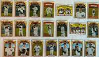 New York Yankees 2021 Topps Heritage 21 Card Team Set with Aaron Judge PLUS