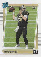New Orleans Saints 2021 Donruss Factory Sealed Team Set with a Rated Rookie card of Ian Book