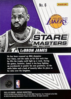 LeBron James 2021 2022 Panini Mosaic Stare Masters Series Mint Insert Card #6