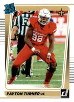 New Orleans Saints 2021 Donruss Factory Sealed Team Set with a Rated Rookie card of Ian Book