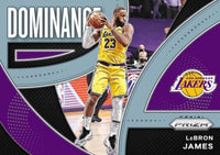 LeBron James 2021 2022 Panini Prizm Dominance Series Mint Insert Card #6