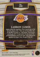 LeBron James 2021 2022 Panini Select Concourse Series Mint Card #100
