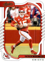 Patrick Mahomes II 2022 Panini Absolute Series Mint Card #38