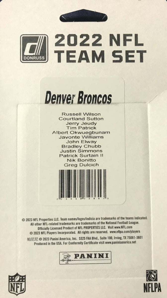 2022 Panini Absolute Greg Dulcich RC Denver Broncos #163