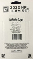 Los Angeles Chargers 2022 Donruss Factory Sealed Team Set with a Rated Rookie Card of Isaiah Spiller