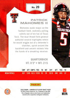 Patrick Mahomes II 2022 Panini Chronicles Playoff Draft Picks Series Mint Card #20