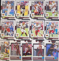 Washington Commanders 2022 Donruss Factory Sealed Team Set with 4 Rated Rookie Cards including Sam Howell Plus