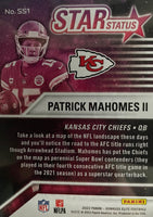 Patrick Mahomes II 2022 Donruss Elite Star Status Green Series Mint Insert Card #SS1