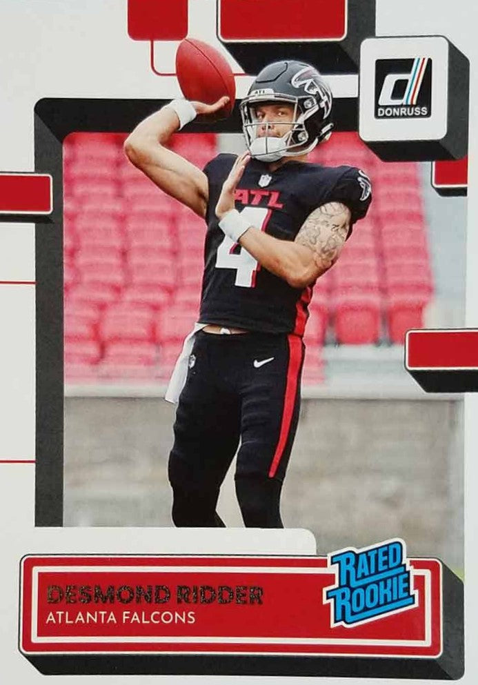 2022 PANINI SELECT DRAFT PICKS BLUE #17 DESMOND RIDDER RC CONCOURSE FALCONS