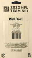 Atlanta Falcons 2022 Donruss Factory Sealed Team Set with a Rated Rookie Card of Drake London, Tyler Allgeier and Desmond Ridder Plus Others