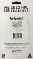 New York Giants 2022 Donruss Factory Sealed Team Set with Rated Rookie cards of Wan'Dale Robinson, Kayvon Thibodeaux and Evan Neal