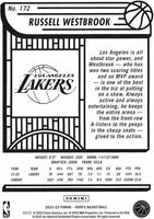 Russell Westbrook 2022 2023 Hoops Series Mint Card #172