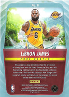 Lebron James 2022 2023 Panini Hoops Pure Players Series Mint Card #8