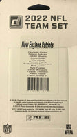 New England Patriots 2022 Donruss Factory Sealed Team Set Featuring Bailey Zappe Rated Rookie Card #329 Plus Mac Jones, Matt Judon, Kyle Dugger and Others