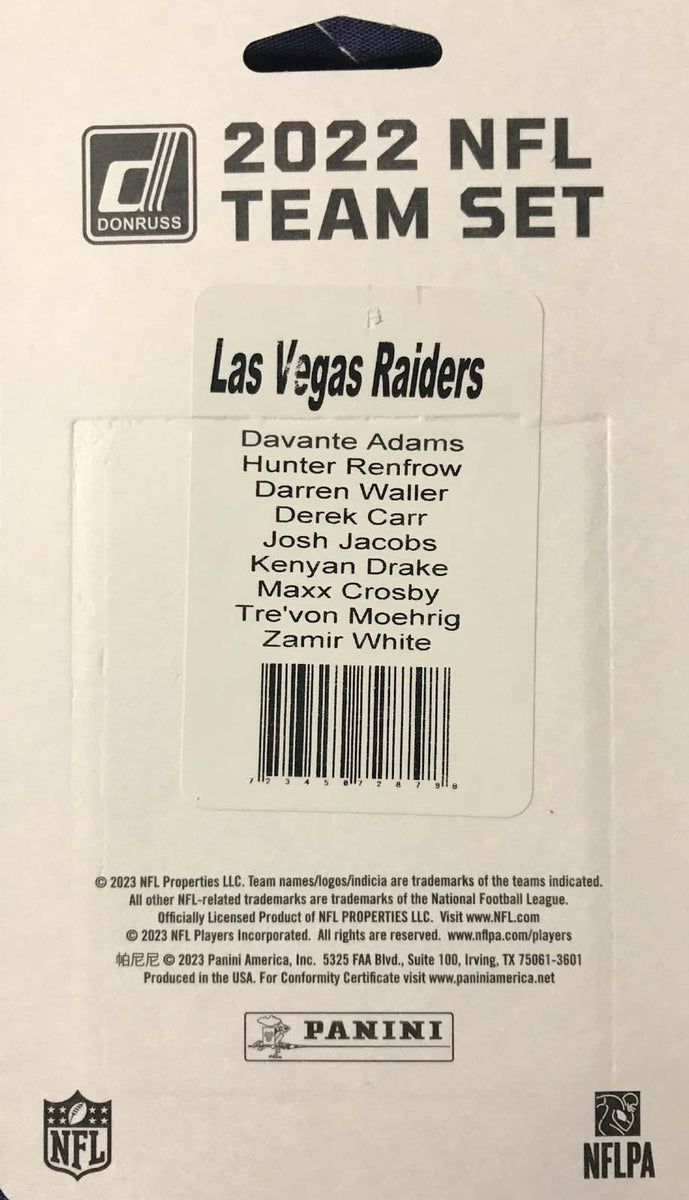 2021 Donruss NFL Team Set Las Vegas Raiders