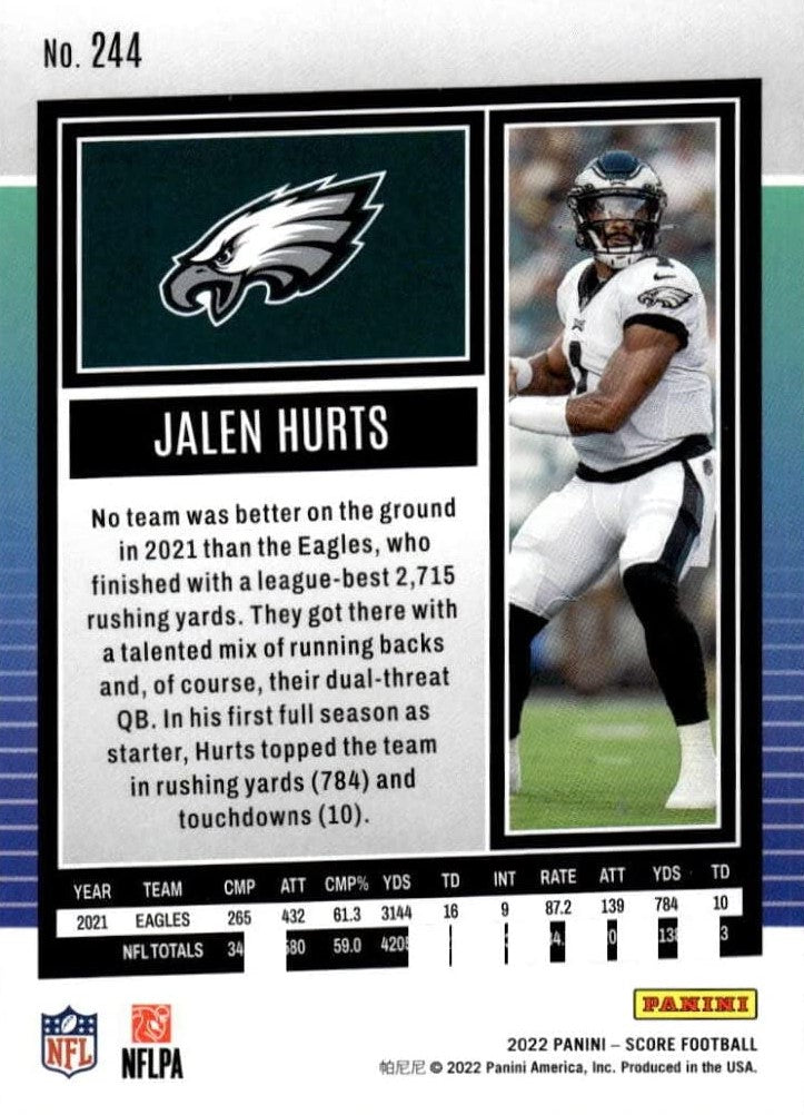 2023 Panini Score 16 Card Philadelphia Eagles Team Set W/Drafted