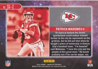 Patrick Mahomes II 2022 Panini Absolute Star Gazing Series Mint Card #SG-2