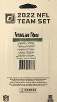 Tennessee Titans 2022 Donruss Factory Sealed Team Set with Rated Rookie Cards of Malik Willis, Treylon Burks plus 2 Other Rookies
