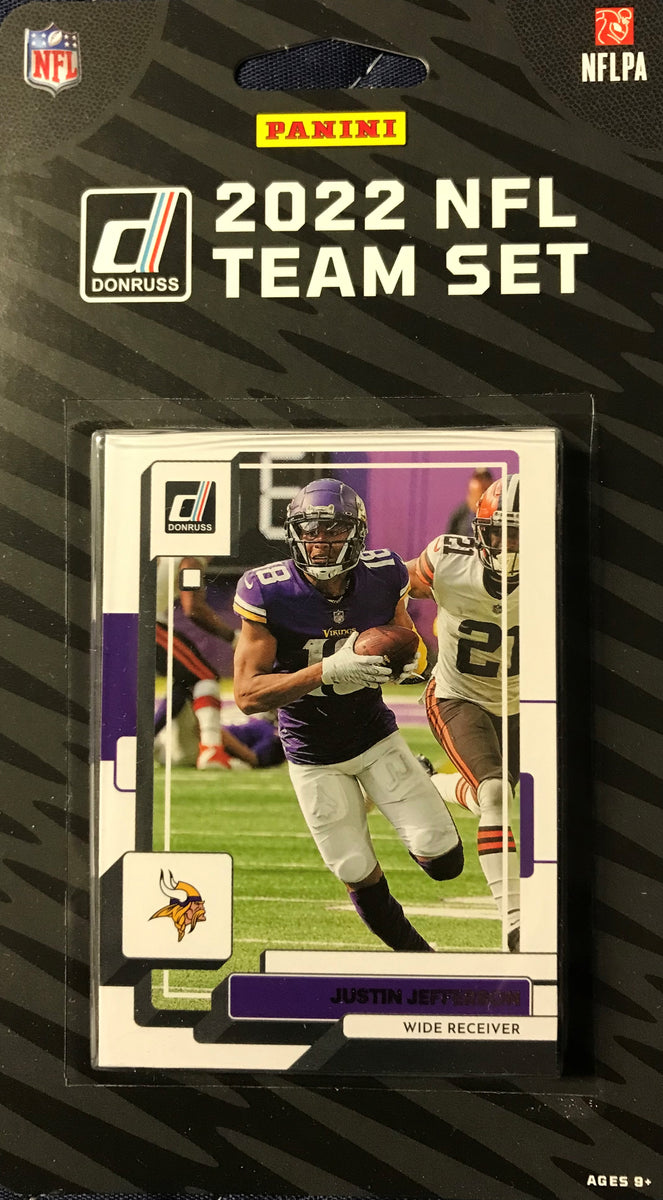 2021 Donruss Minnesota Vikings 16 Card COMPLETE TEAM SET Variation Rated  Rookie