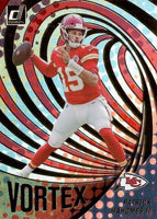 Patrick Mahomes 2022 Donruss Vortex Series Mint Insert Card #VTX-2