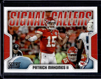 Patrick Mahomes II 2018 Score Signal Callers Series Mint Card #16