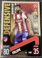 Felipe 2021 2022 Topps Match Attax Defensive Warrior Series Mint Card #194
