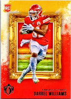 Darrel Williams 2020 Panini Chronicles Gridiron Kings Series Mint Rookie Card #GK-24
