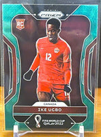 Ike Ugbo 2022 Panini Prizm World Cup Soccer Green Wave Series Mint Card #48