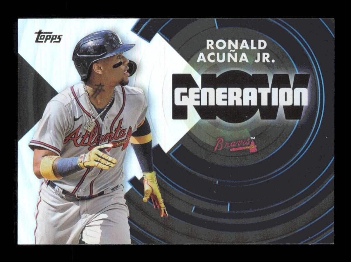 Ronald Acuna Jr. 2022 Topps Generation Now Series Mint Card GN33