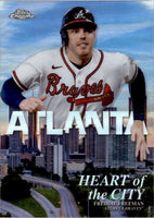 Freddie Freeman 2022 Topps Chrome Heart of the City Series Mint Card #HOC-5