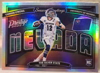 Carson Strong 2022 Panini Prestige Seasons Greetings Series Mint ROOKIE Card #SG-6