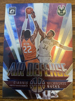 Giannis Antetokounmpo 2021 2022 Donruss Optic Air Defense Series Mint Card #3