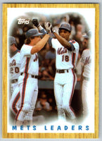 Darryl Strawberry 1987 Topps Tiffany Mets Leaders Series Mint Glossy Card #331